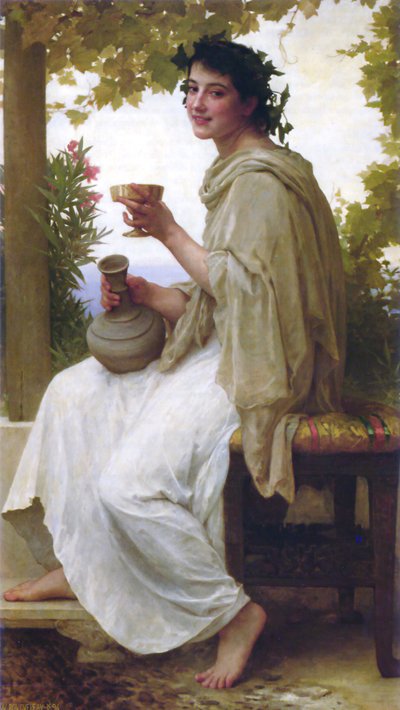 Bacchantin von William Adolphe Bouguereau